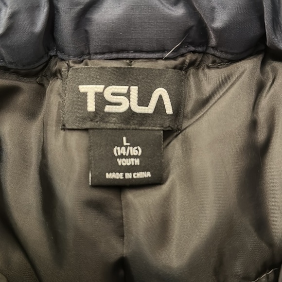 NWT TSLA Progresive Sports Gear Youth Black Ski Snowboard Polyester Pants - Picture 9 of 10